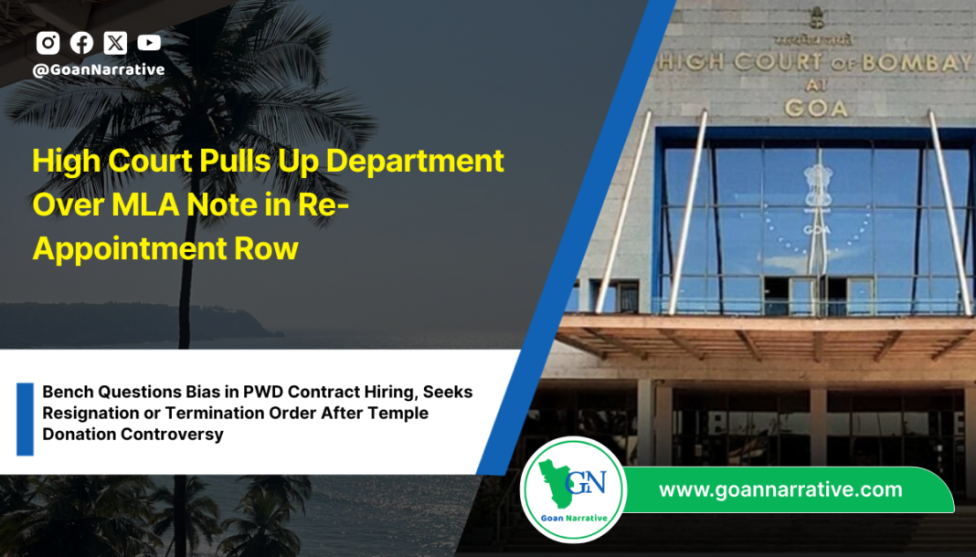 High Court Pulls Up Department Over MLA Note in Re-Appointment Row