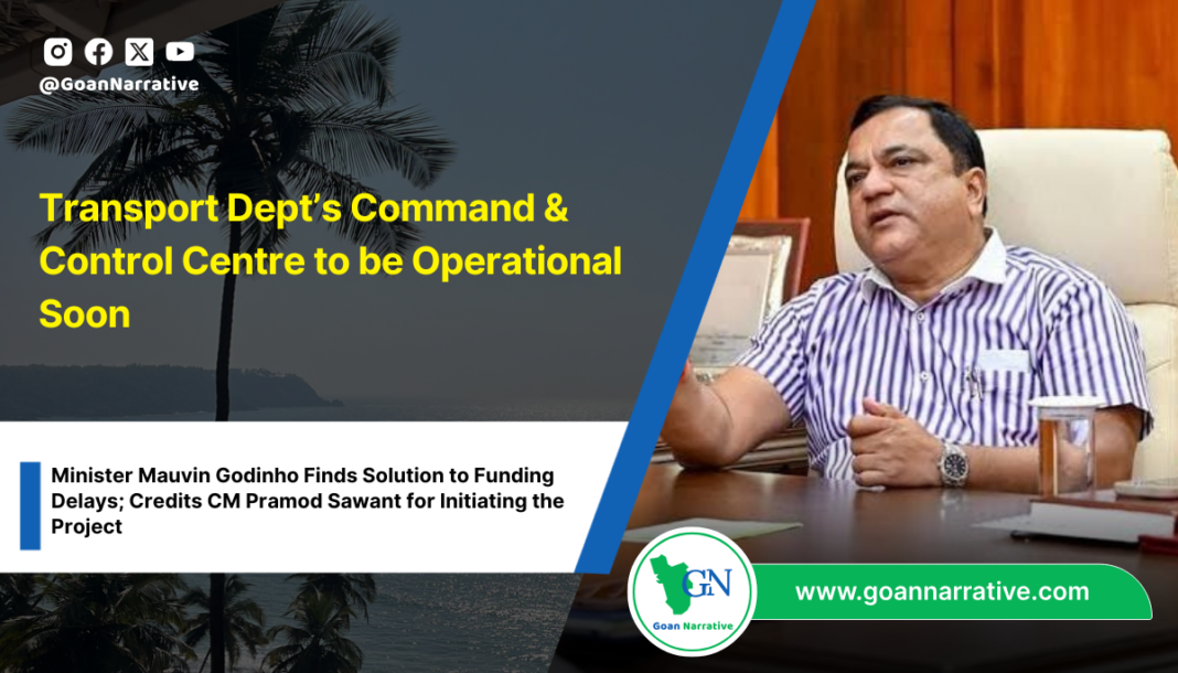 Transport Dept’s Command & Control Centre to be Operational Soon