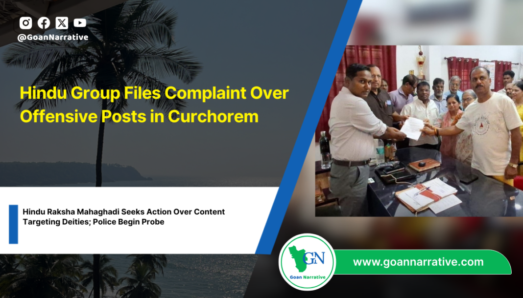 Hindu Group Files Complaint Over Offensive Posts in Curchorem