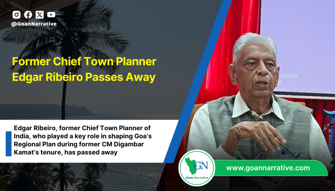 Former Chief Town Planner Edgar Ribeiro Passes Away