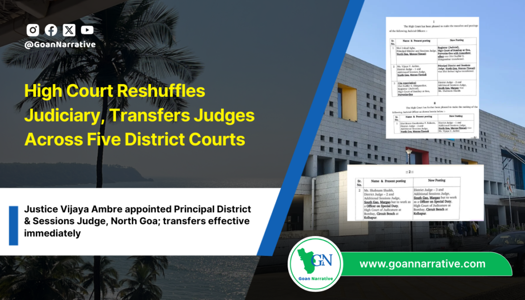 High Court Reshuffles Judiciary, Transfers Judges Across Five District Courts