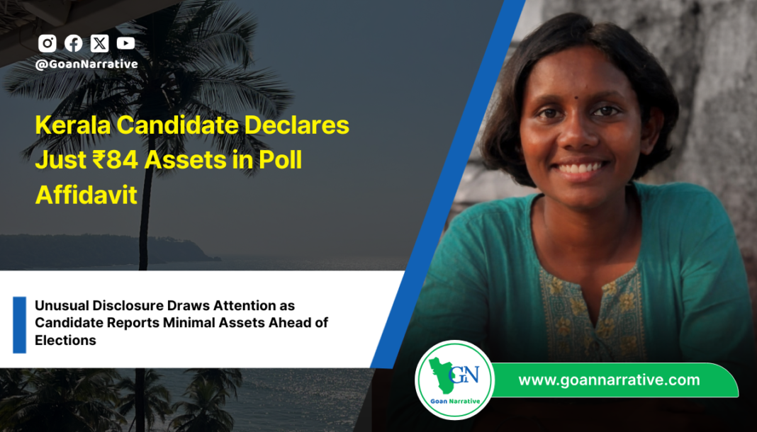 Kerala Candidate Declares Just ₹84 Assets in Poll Affidavit