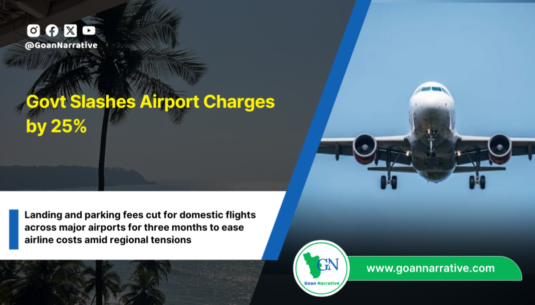 Govt Slashes Airport Charges by 25%