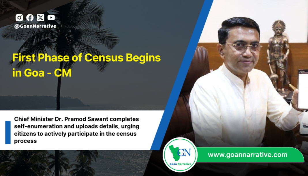 First Phase of Census Begins in Goa - CM