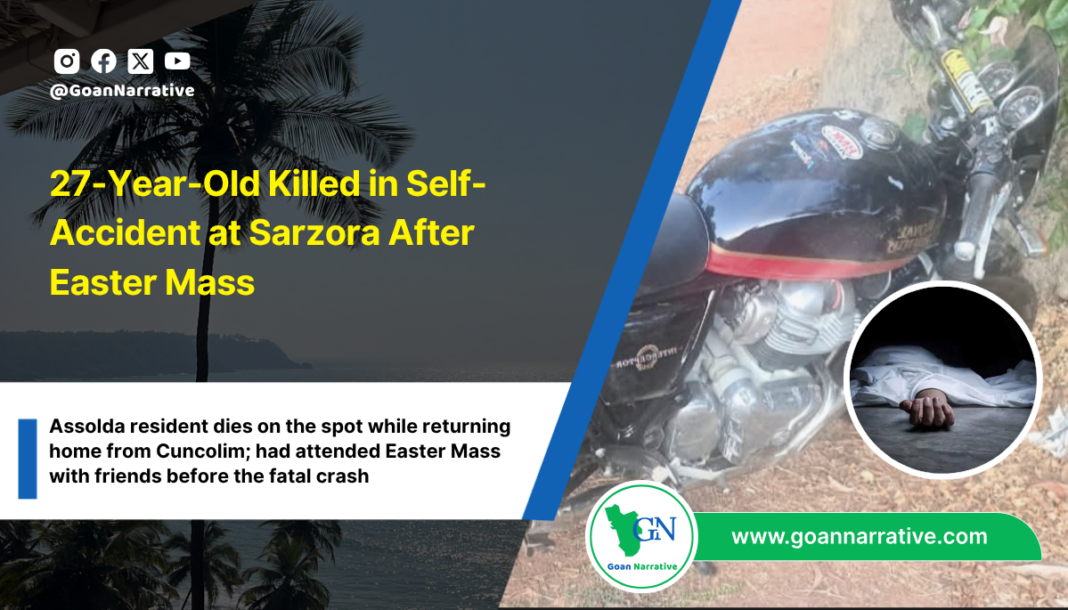 27-Year-Old Killed in Self-Accident at Sarzora After Easter Mass