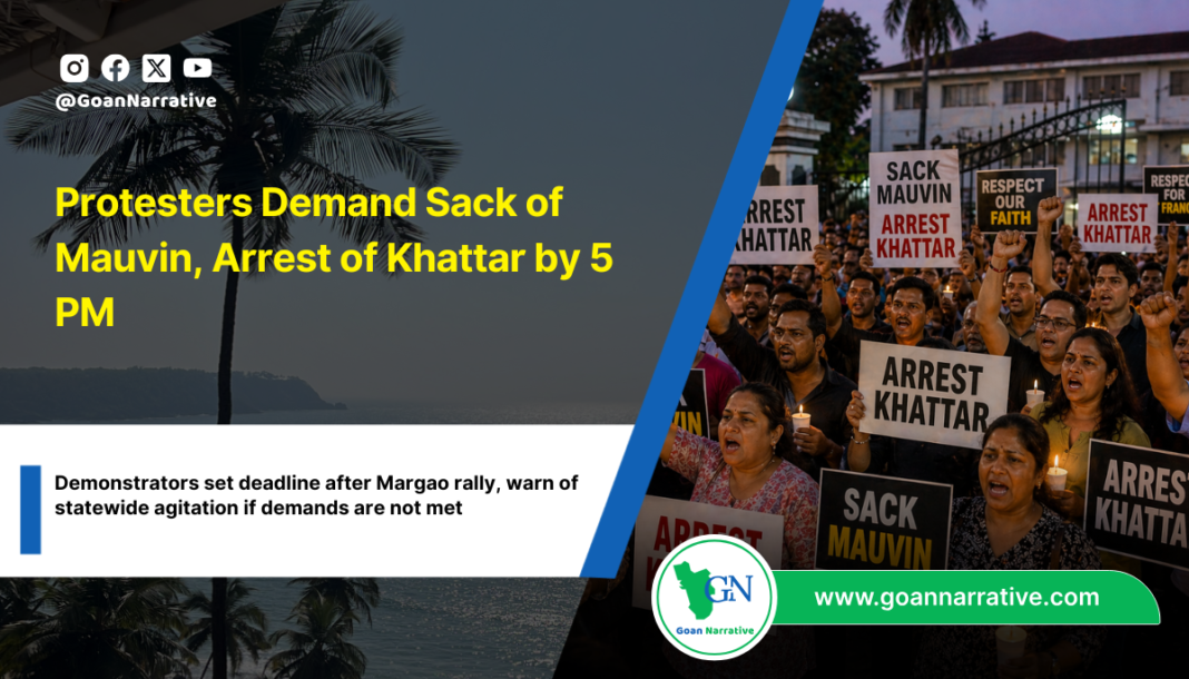 Protesters Demand Sack of Mauvin, Arrest of Khattar by 5 PM