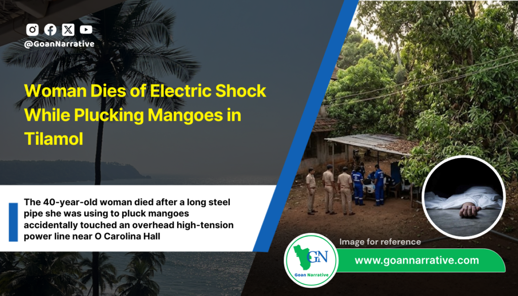 Woman Dies of Electric Shock While Plucking Mangoes in Tilamol