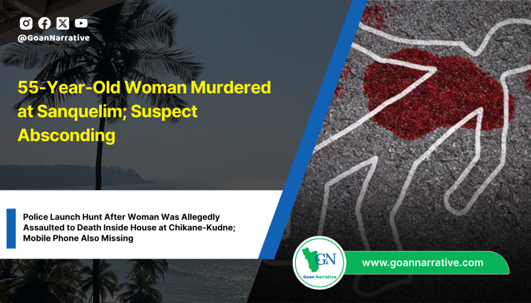55-Year-Old Woman Murdered at Sanquelim; Suspect Absconding