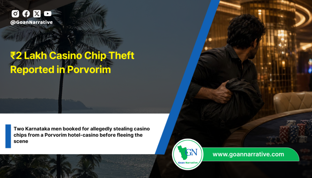 ₹2 Lakh Casino Chip Theft Reported in Porvorim