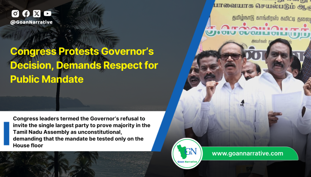 Congress Protests Governor’s Decision, Demands Respect for Public Mandate