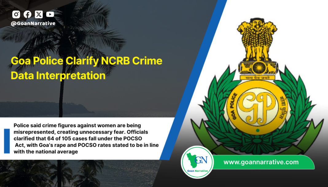 Goa Police Clarify NCRB Crime Data Interpretation