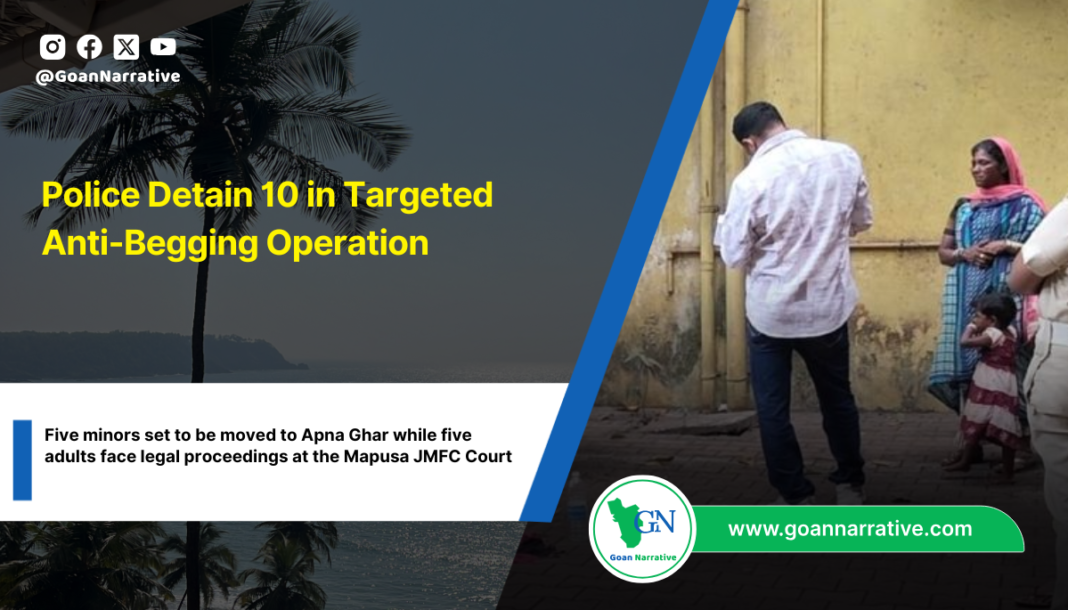 Police Detain 10 in Targeted Anti-Begging Operation