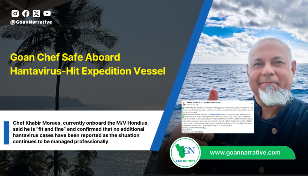 Goan Chef Safe Aboard Hantavirus-Hit Expedition Vessel