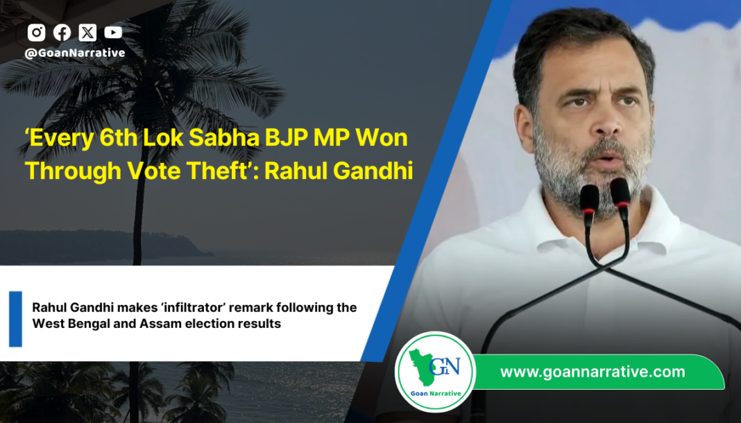 ‘Every 6th Lok Sabha BJP MP Won Through Vote Theft’: Rahul Gandhi