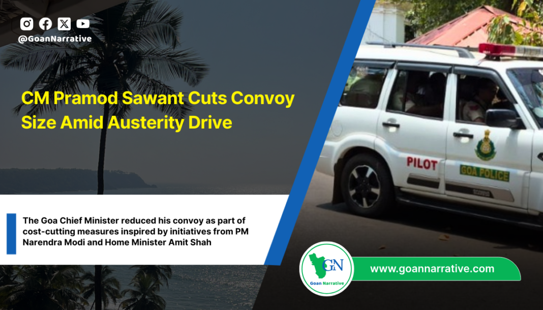 CM Pramod Sawant Cuts Convoy Size Amid Austerity Drive