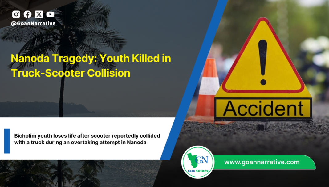Nanoda Tragedy: Youth Killed in Truck-Scooter Collision