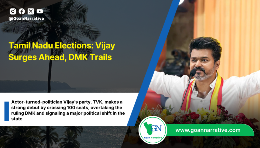 Tamil Nadu Elections: Vijay Surges Ahead, DMK Trails