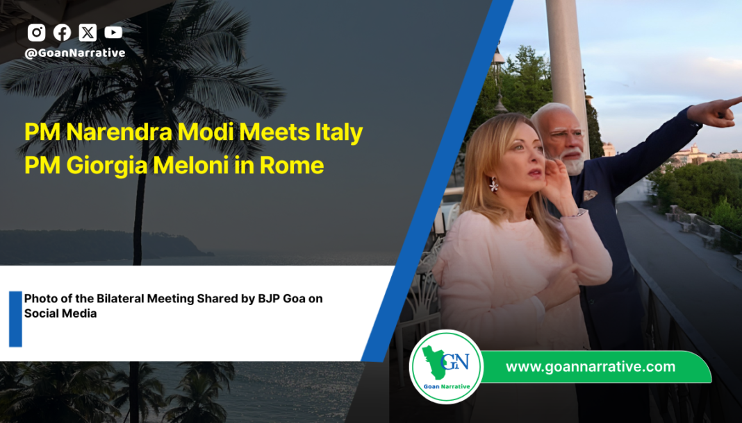PM Narendra Modi Meets Italy PM Giorgia Meloni in Rome