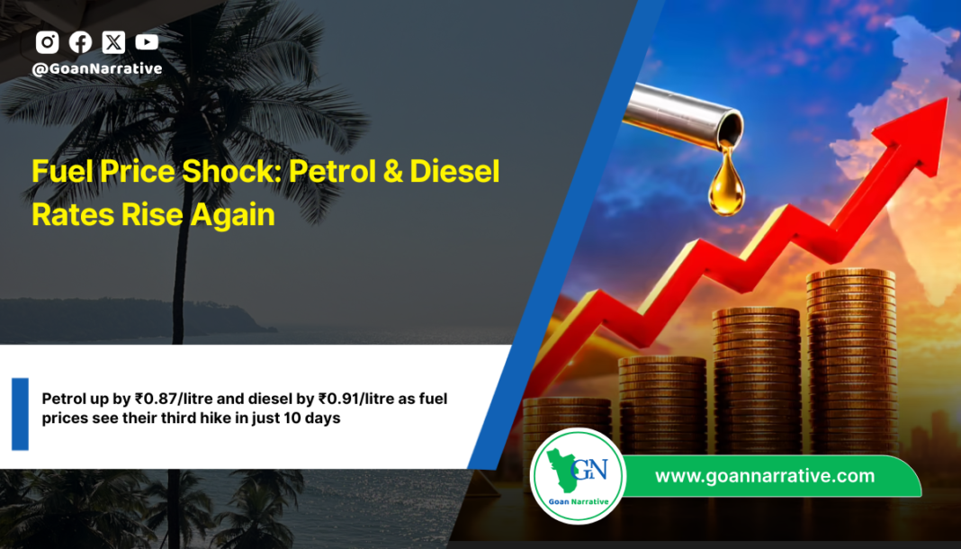 Fuel Price Shock: Petrol & Diesel Rates Rise Again
