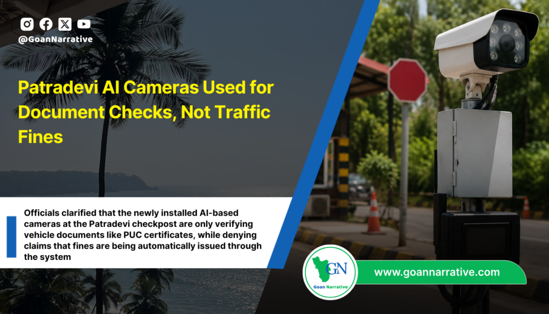 Patradevi AI Cameras Used for Document Checks, Not Traffic Fines