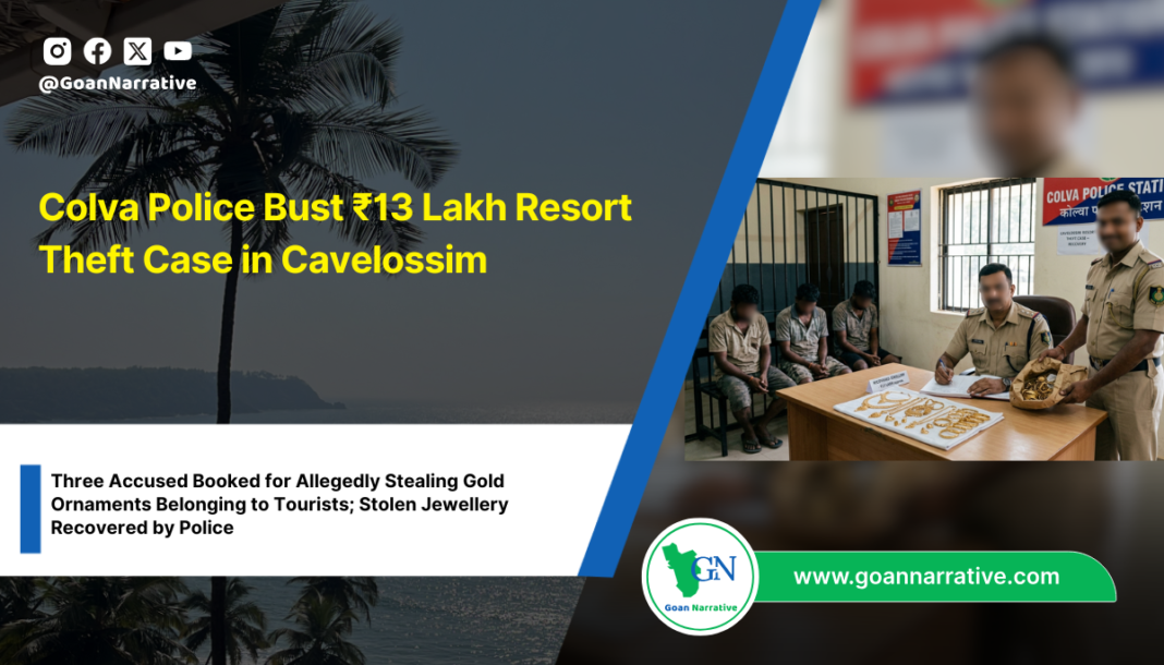 Colva Police Bust ₹13 Lakh Resort Theft Case in Cavelossim