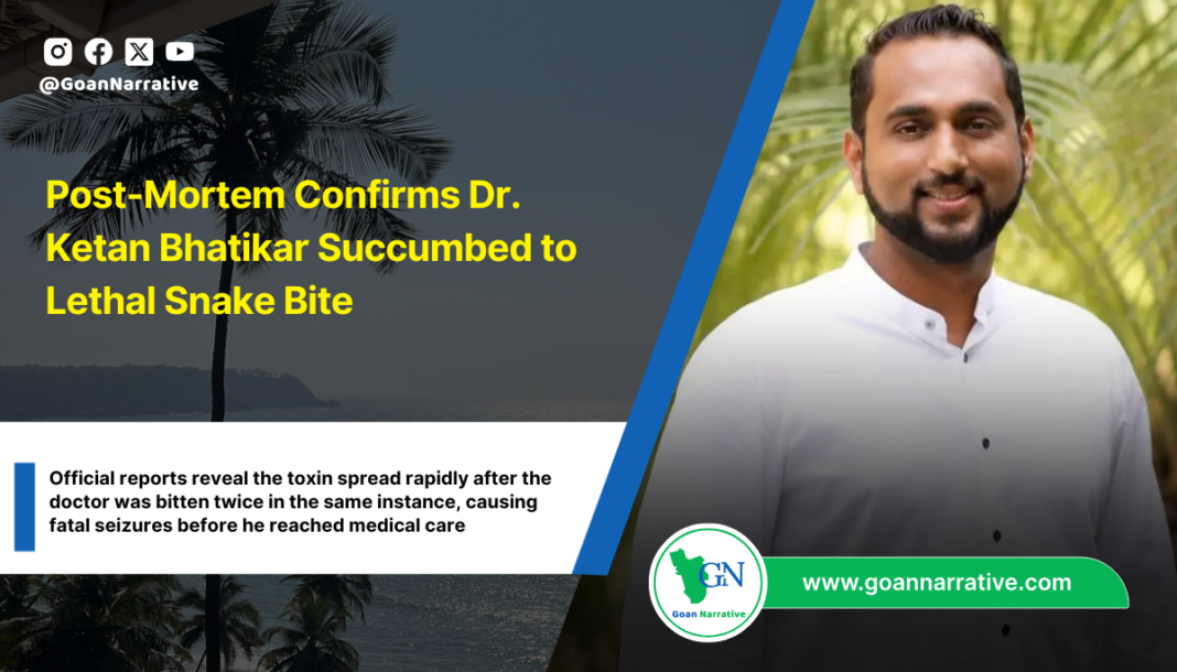 Post-Mortem Confirms Dr. Ketan Bhatikar Succumbed to Lethal Snake Bite