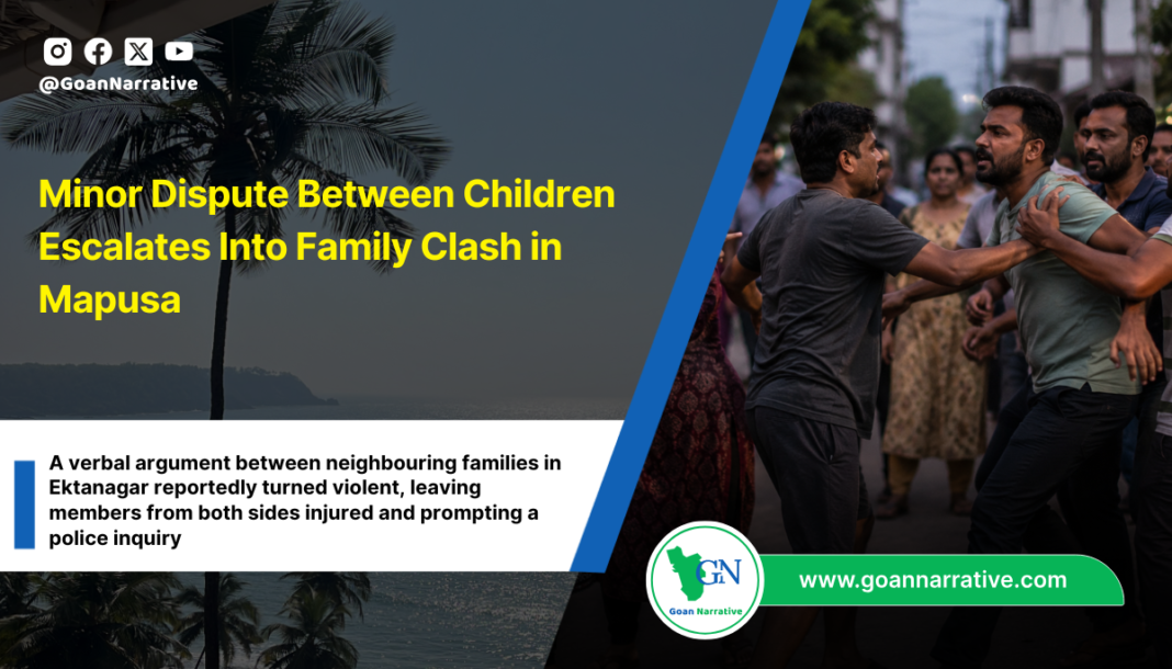 Minor Dispute Between Children Escalates Into Family Clash in Mapusa