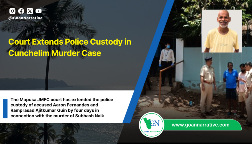 Court Extends Police Custody in Cunchelim Murder Case