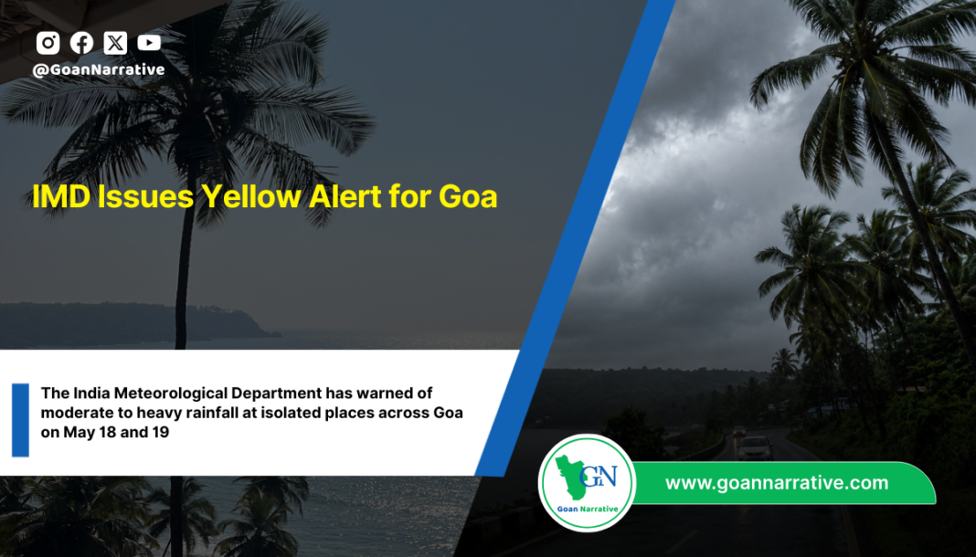 IMD Issues Yellow Alert for Goa