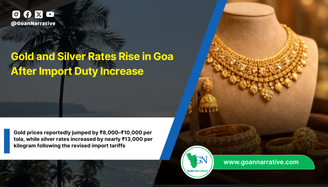 Gold and Silver Rates Rise in Goa After Import Duty Increase