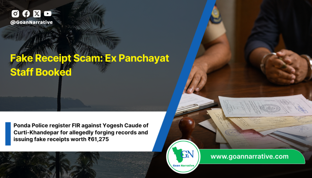 Fake Receipt Scam Ex Panchayat Staff Booked