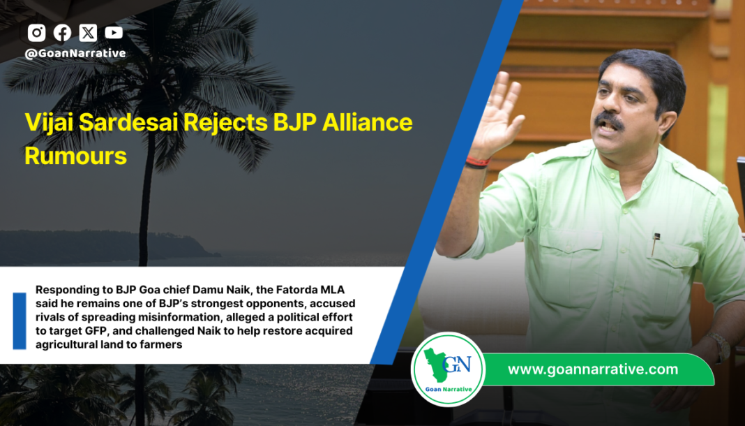 Vijai Sardesai Rejects BJP Alliance Rumours