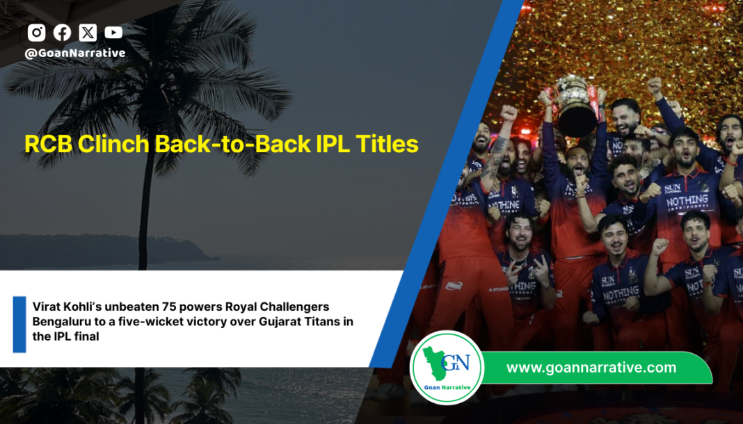 RCB Clinch Back-to-Back IPL Titles
