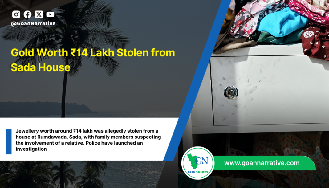 Gold Worth ₹14 Lakh Stolen from Sada House