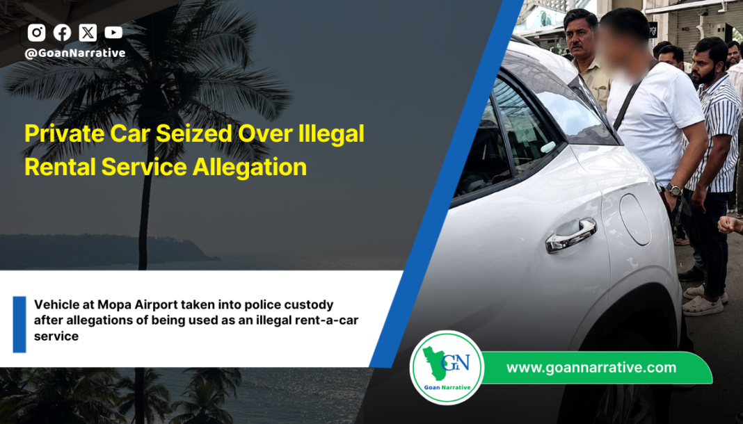 Private Car Seized Over Illegal Rental Service Allegation