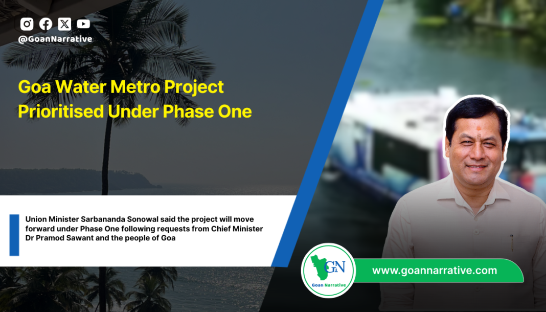 Goa Water Metro Project Prioritised Under Phase One