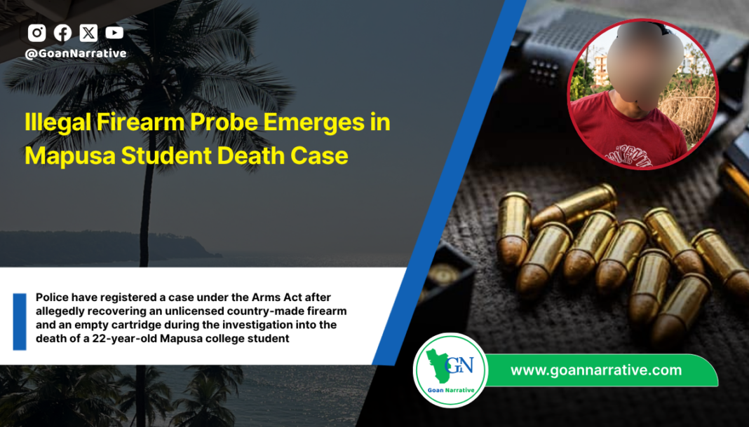 Illegal Firearm Probe Emerges in Mapusa Student Death Case