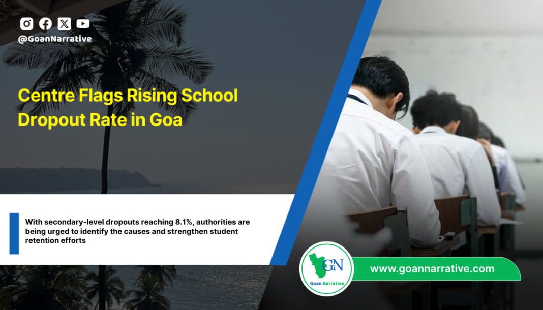 Centre Flags Rising School Dropout Rate in Goa