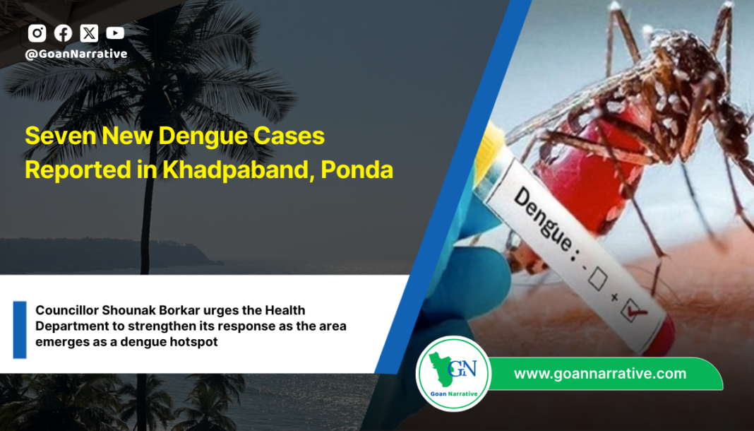 Seven New Dengue Cases Reported in Khadpaband, Ponda