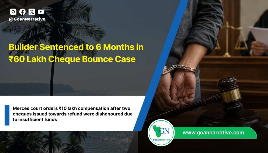 Builder Sentenced to 6 Months in ₹60 Lakh Cheque Bounce Case