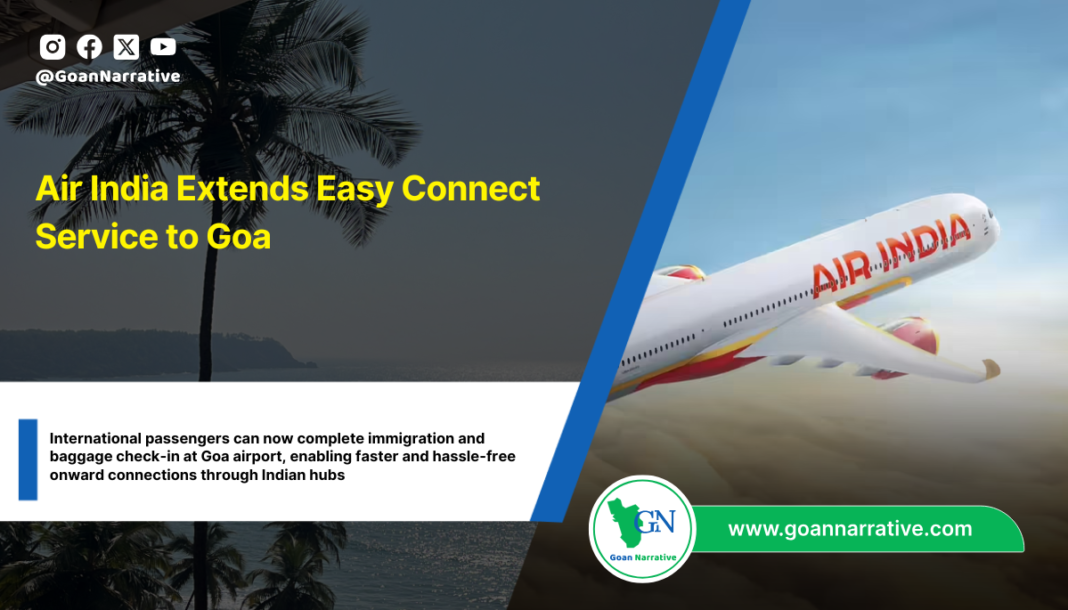 Air India Extends Easy Connect Service to Goa