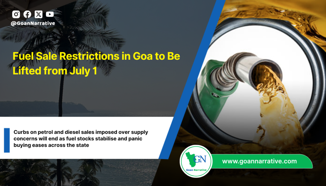 Fuel Sale Restrictions in Goa to Be Lifted from July 1