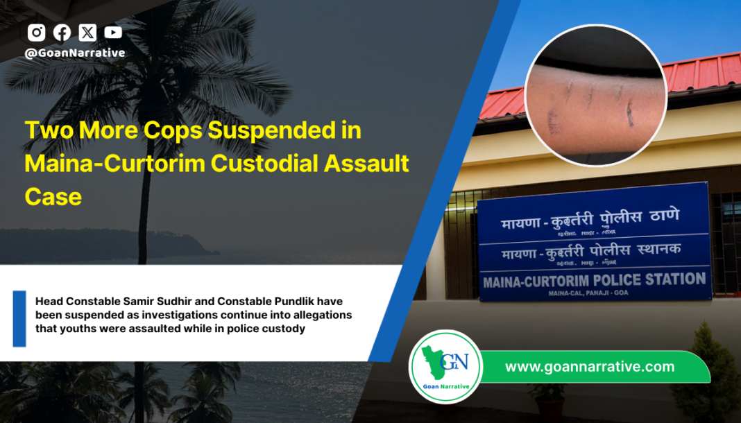 Two More Cops Suspended in Maina-Curtorim Custodial Assault Case