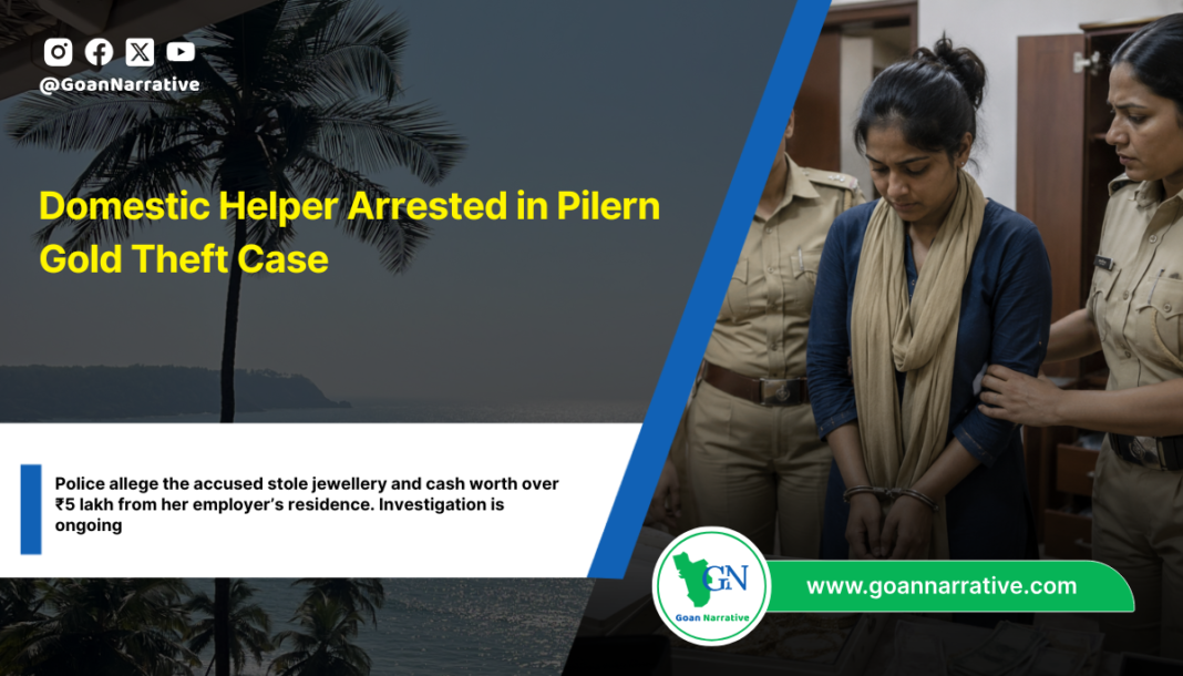 Domestic Helper Arrested in Pilern Gold Theft Case
