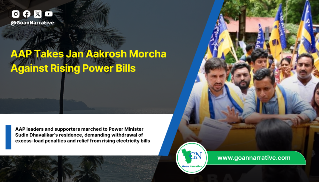 AAP Takes Jan Aakrosh Morcha Against Rising Power Bills