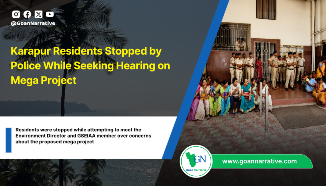 Karapur Residents Stopped by Police While Seeking Hearing on Mega Project