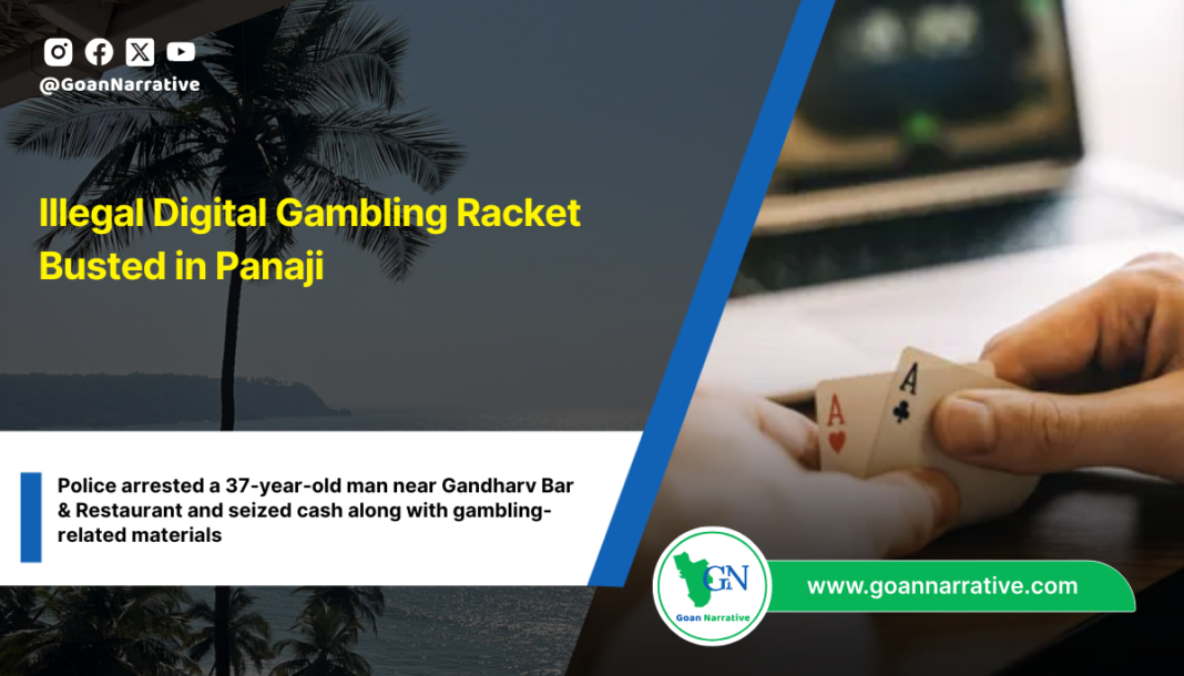Illegal Digital Gambling Racket Busted in Panaji