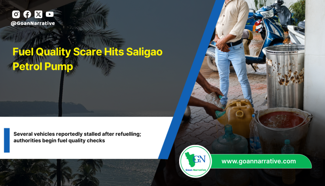 Fuel Quality Scare Hits Saligao Petrol Pump