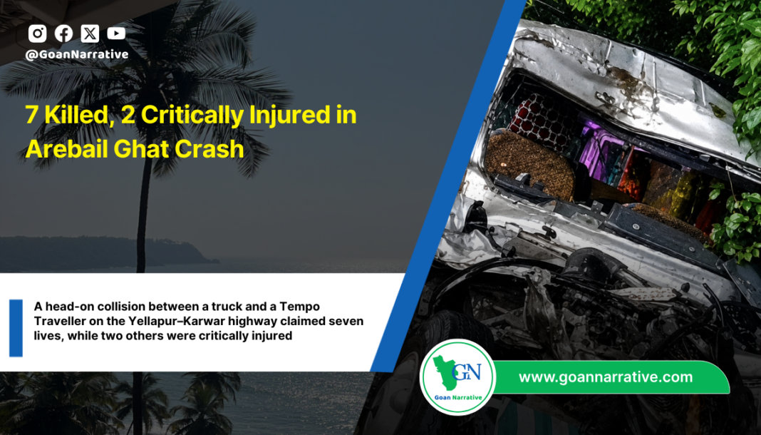 7 Killed, 2 Critically Injured in Arebail Ghat Crash