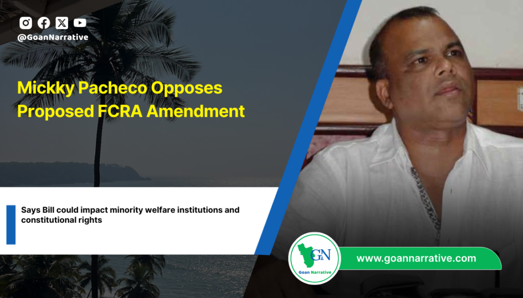 Mickky Pacheco Opposes Proposed FCRA Amendment